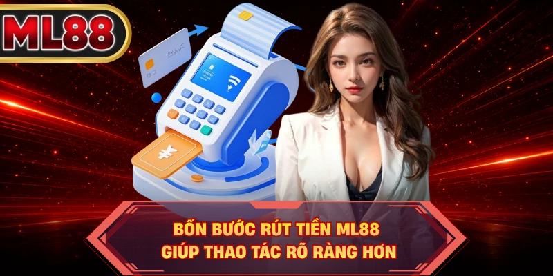 Bốn bước rút tiền ML88 giúp thao tác rõ ràng hơn