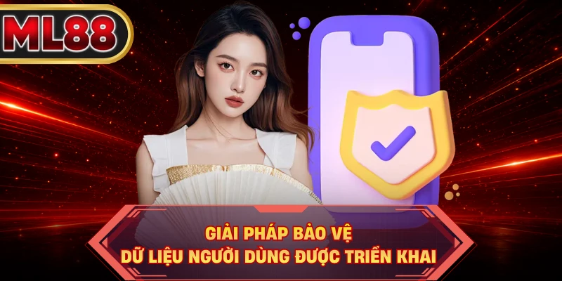 Giải pháp bảo vệ dữ liệu người dùng được triển khai 