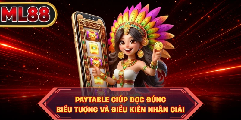 Paytable giúp đọc đúng biểu tượng và điều kiện nhận giải