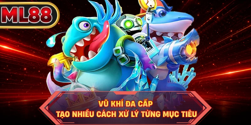 Vũ khí đa cấp tạo nhiều cách xử lý từng mục tiêu